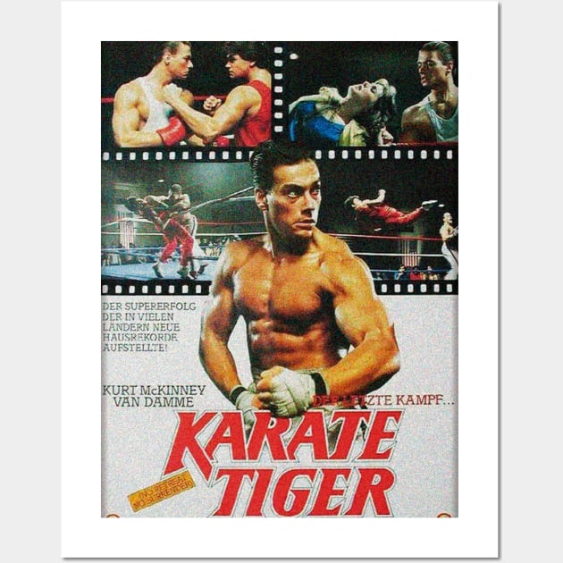 VAN DAMME KARATE TIGER Wall Art by Diyutaka